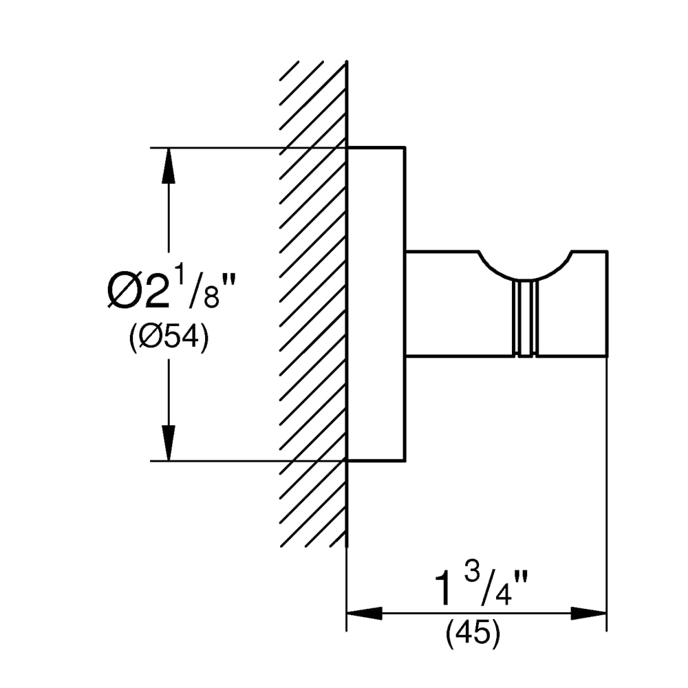 Essentials Robe Hook, Polished Chrome - Image 6