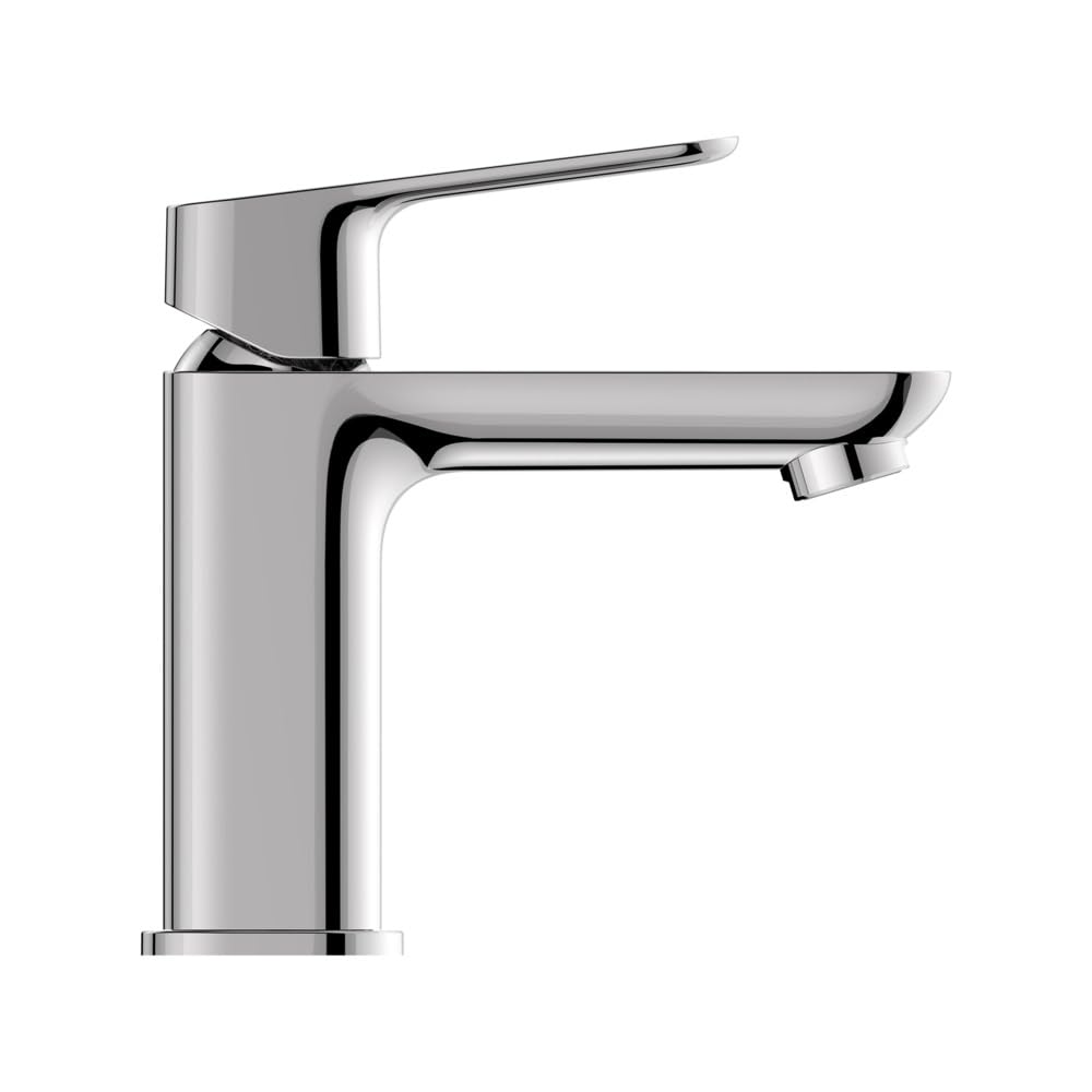 Grohe 1018990000 Cubeo Single Hole Single Handle S-Size Bathroom Faucet, Less Drain, 1.2 GPM, Starlight Chrome - Image 5