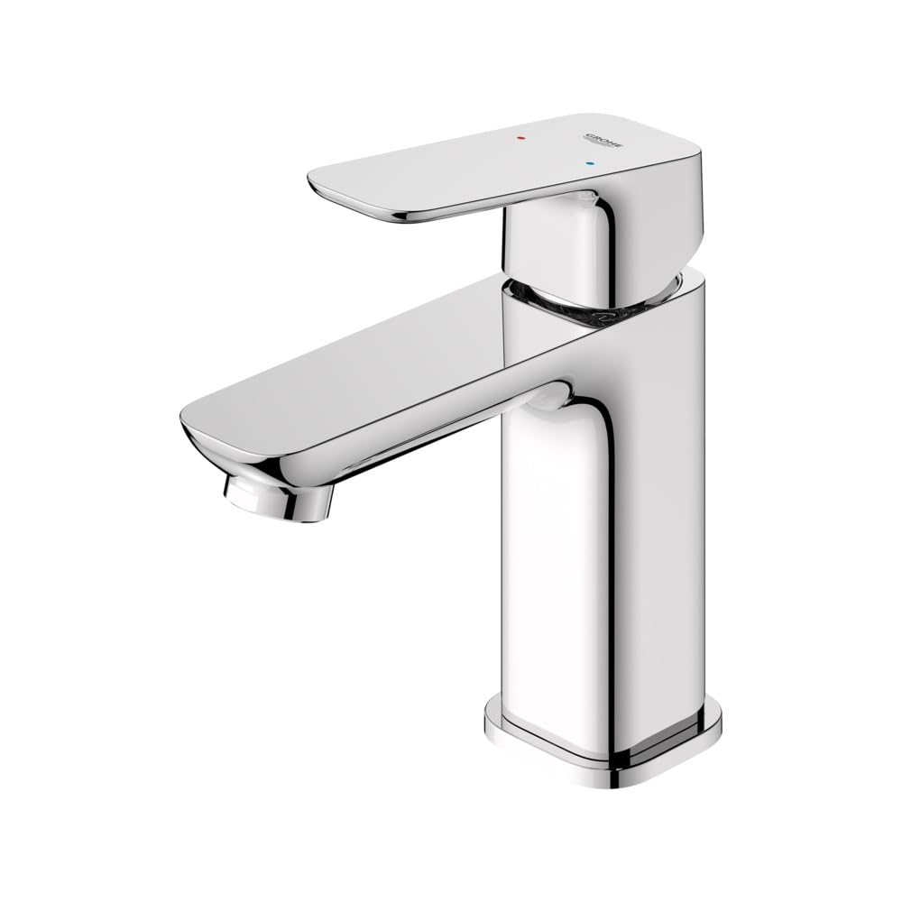 Grohe 1018990000 Cubeo Single Hole Single Handle S-Size Bathroom Faucet, Less Drain, 1.2 GPM, Starlight Chrome - Image 6