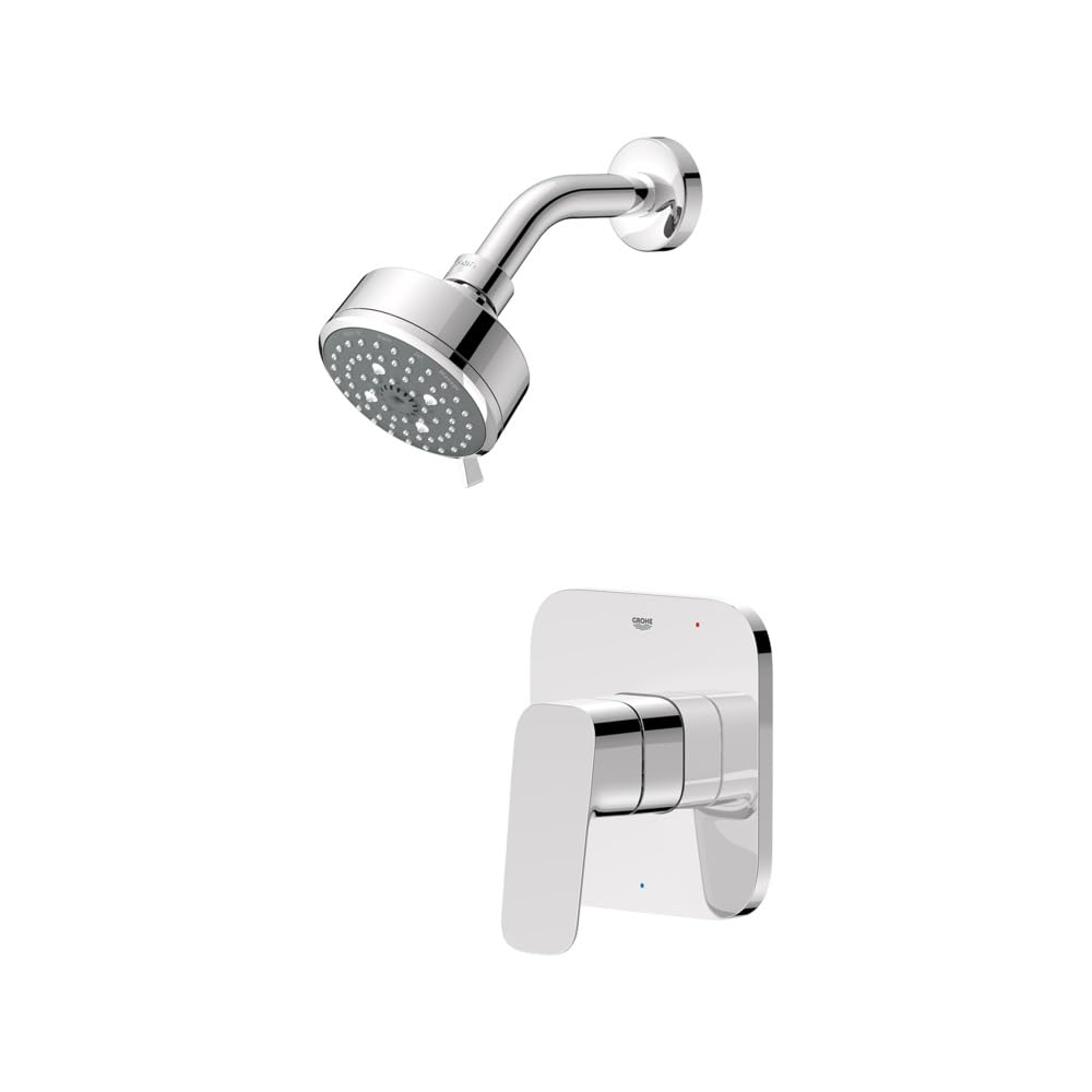 Grohe 1053770000 Cubeo Pressure Balance Valve Shower Trim Kit, StarLight Chrome - Image 6
