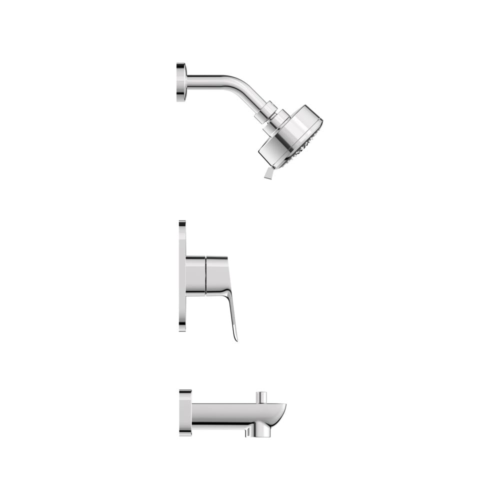 Grohe 1053800000 Cubeo Pressure Balance Valve Tub/Shower Trim Kit, StarLight Chrome - Image 5