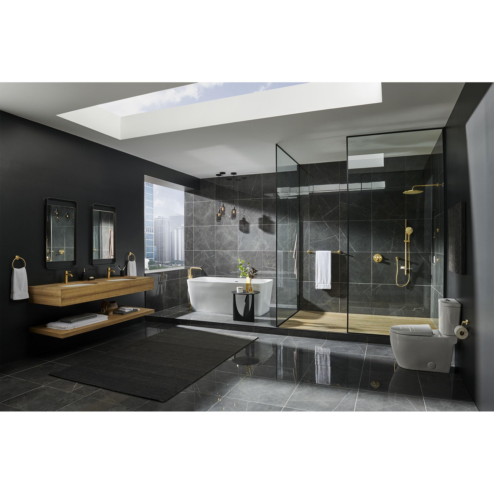 GROHE 23592GNA Essence, Single Hole Single-Handle S-Size Bathroom Faucet 1.2 GPM, Brushed Cool Sunrise (Brushed Gold) - Image 7