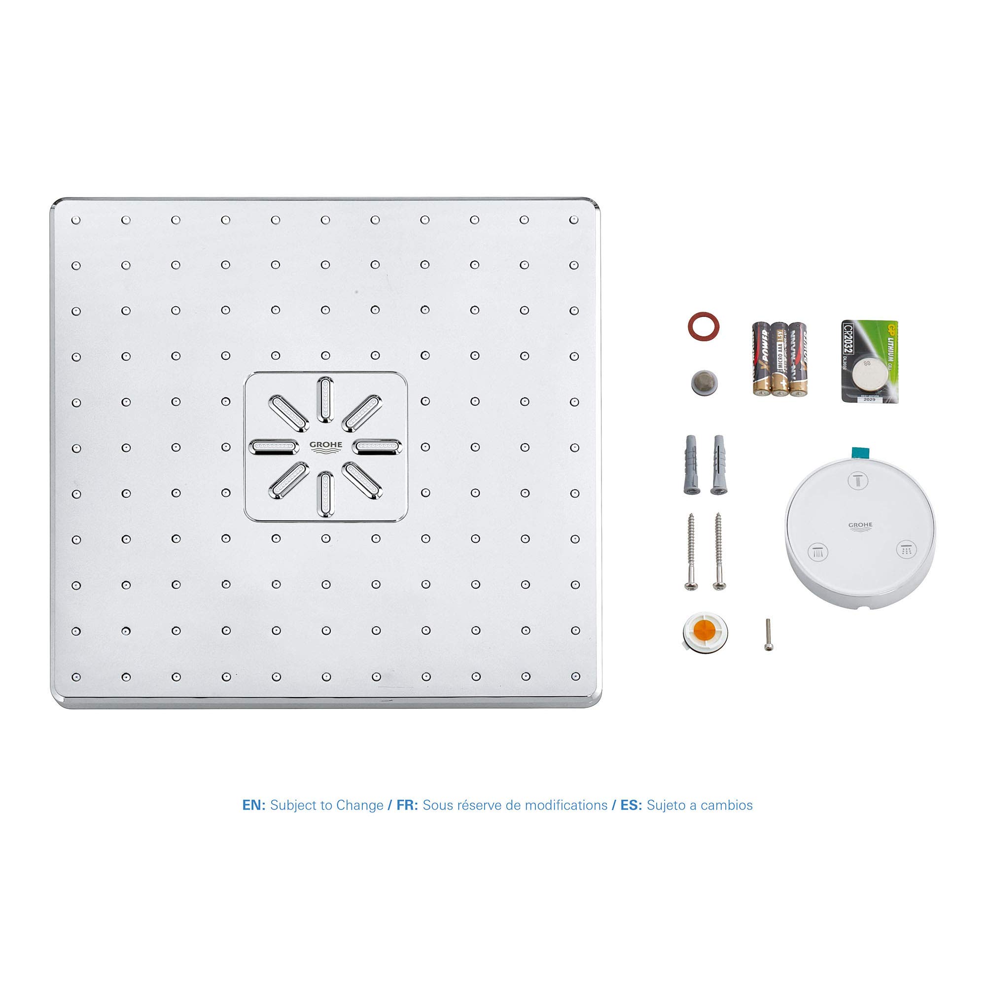 GROHE 26645000 Rainshower SmartConnect Showerhead with 2 Spray and Remote Control, Starlight Chrome - Image 5