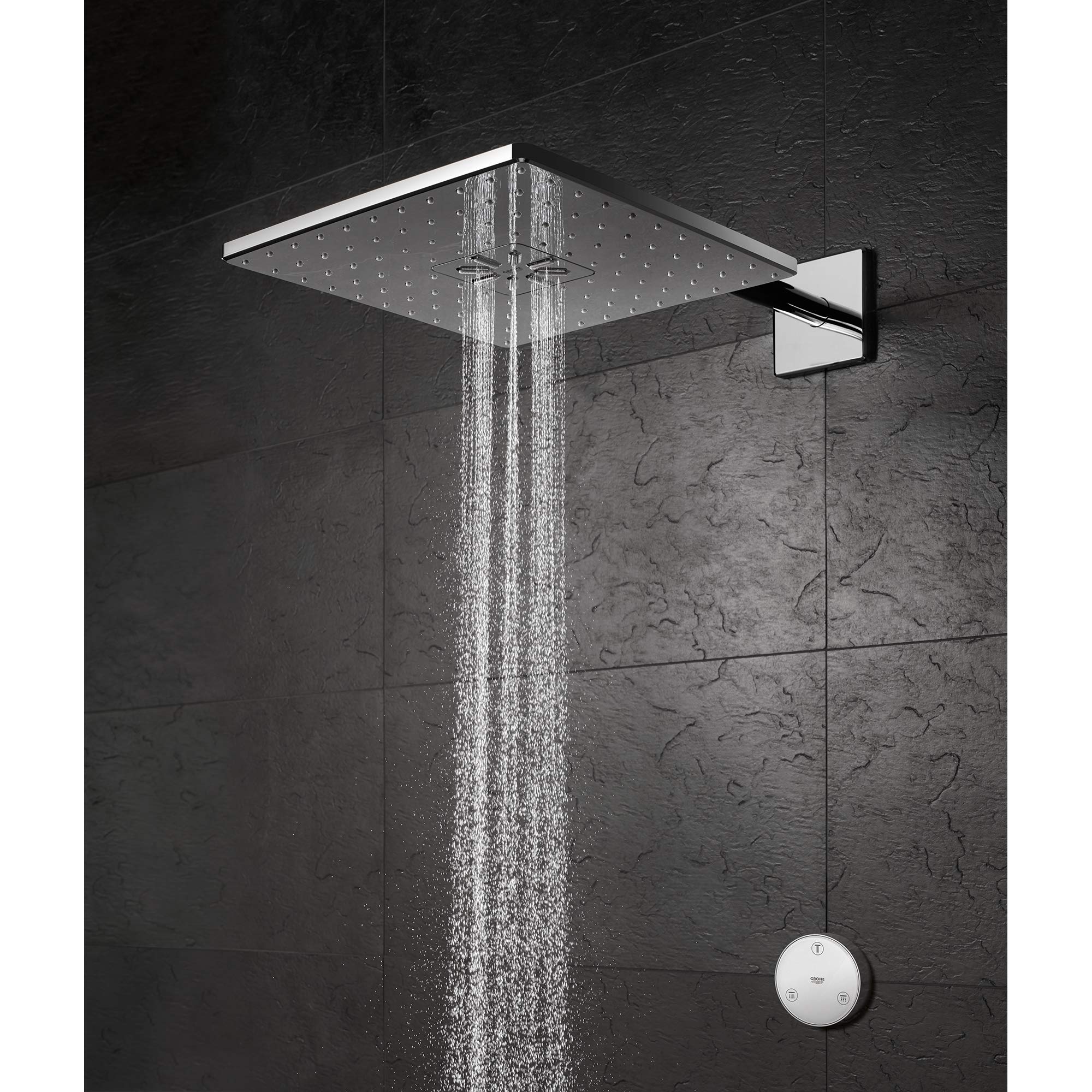 GROHE 26645000 Rainshower SmartConnect Showerhead with 2 Spray and Remote Control, Starlight Chrome - Image 6