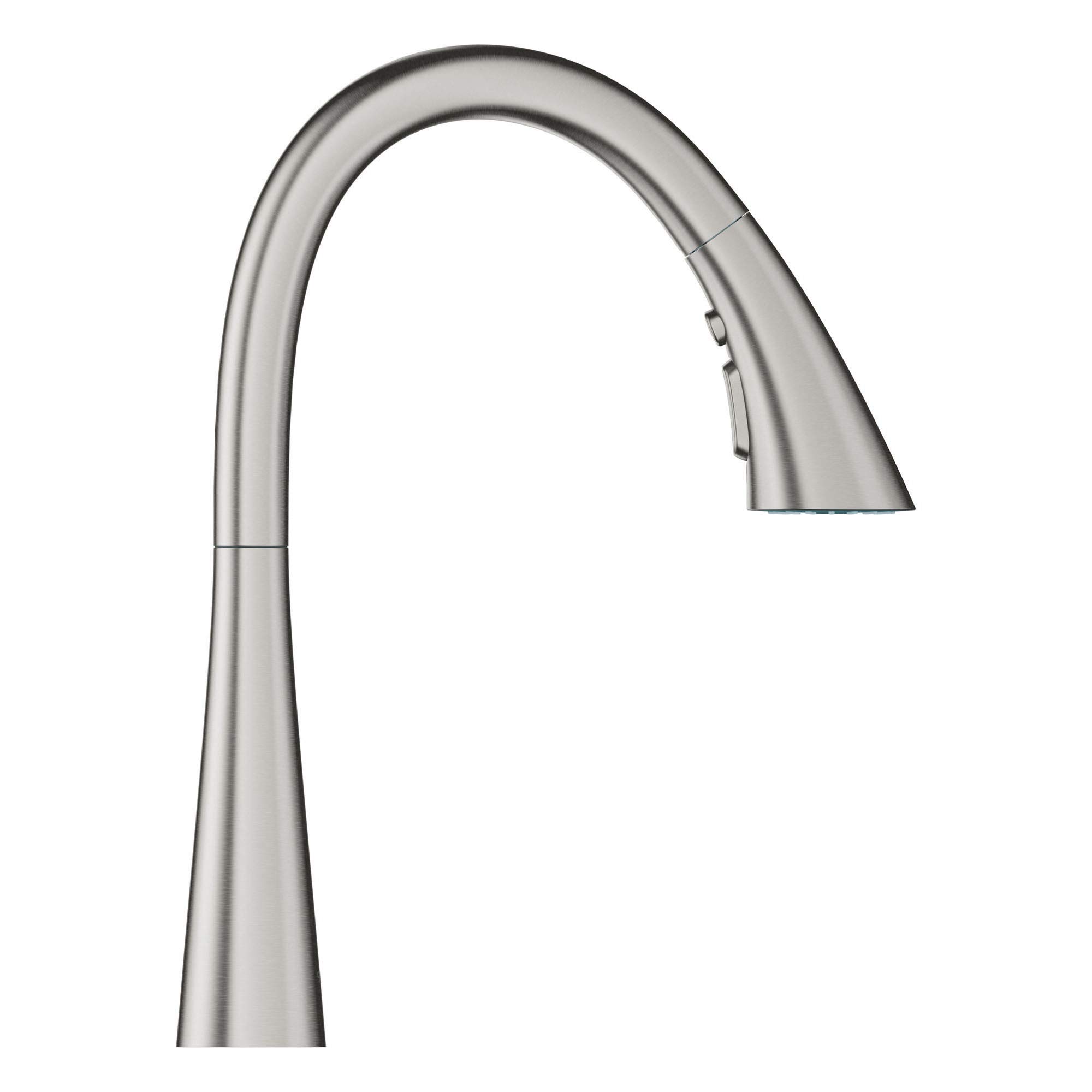 Grohe 32298DC2 Zedra Single-Handle Pull Down Triple Spray Kitchen Faucet in Supersteel - Image 9