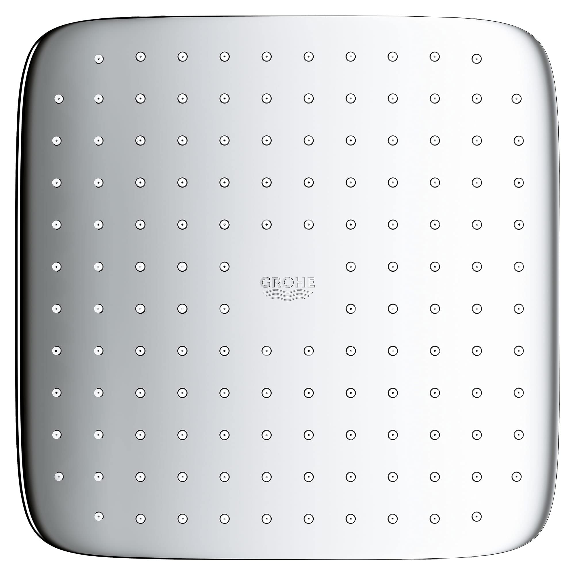 GROHE Tempesta 250 Rain Shower head in Starlight Chrome - Square - Image 5